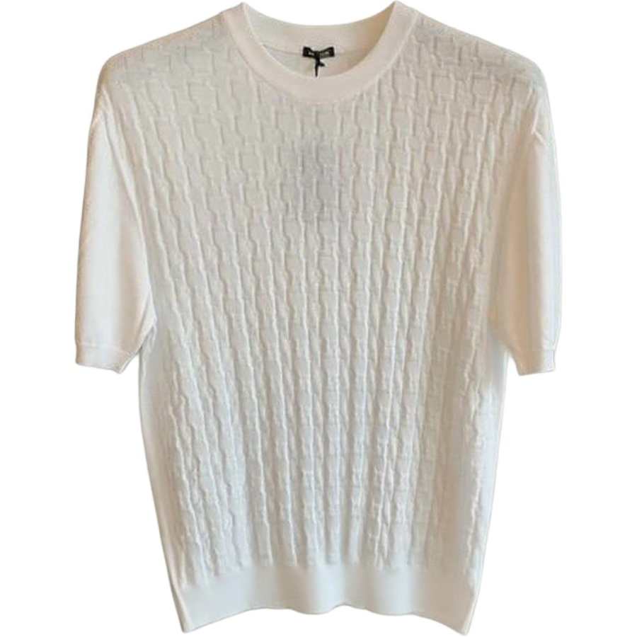 KITON Knitwear Men's White Crew Neck Moderate