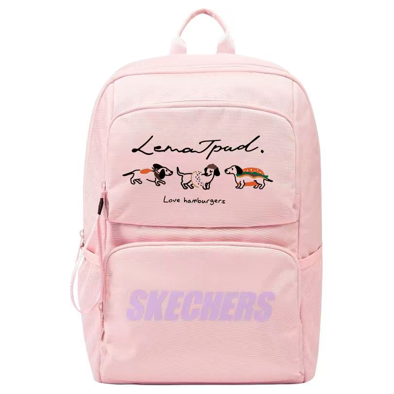 Skechers Fabric Backpack Unisex Ice Pink