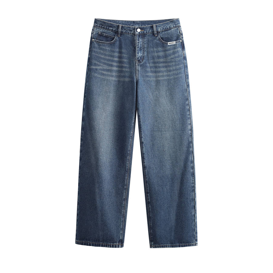 MINISO MINISO Jeans Unisex Moderate Wide Leg Pants