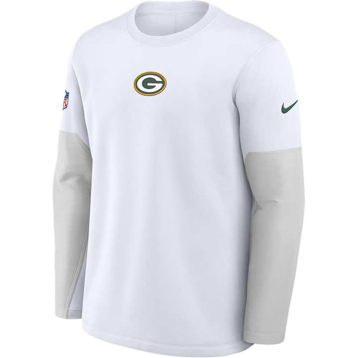 Nike Nike Green Bay Packers Scripted To Win Sideline Coach Men's Nike Therma-FIT Nfl Long-Sleeve T-Shirt