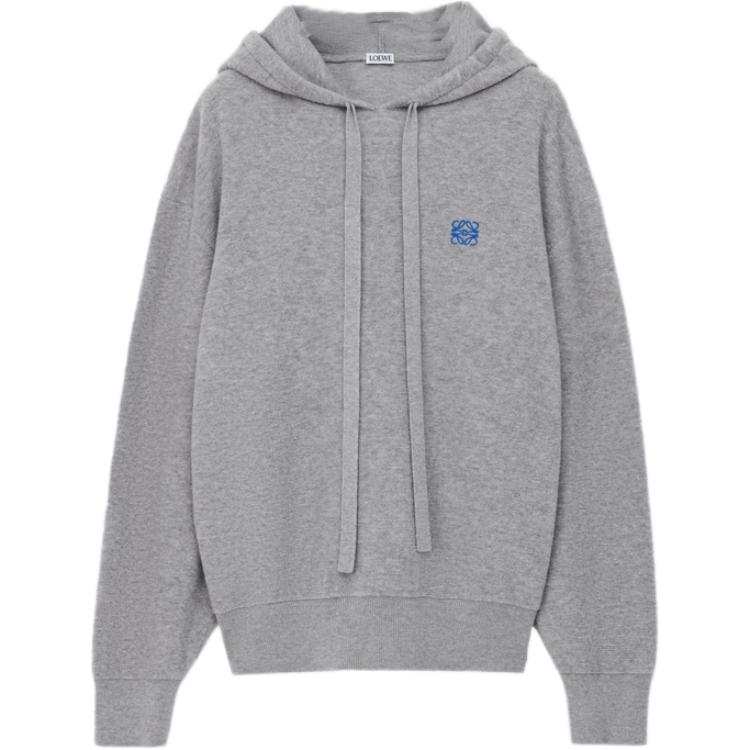 LOEWE Loewe drawstring embroidery hoodie