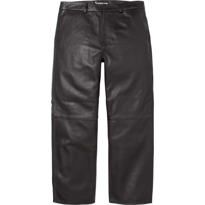 Supreme Supreme FW25 Leather Trouser Leather Pants Unisex