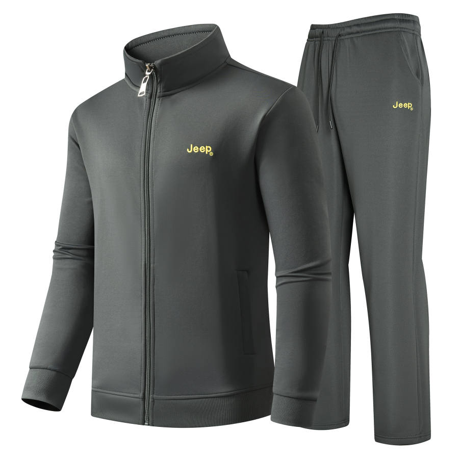 Jeep Casual Sportswear Unisex Stand Collar Moderate