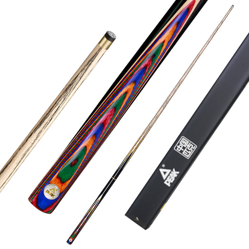 PEAK Rainbow Small Tip Cue Snooker Cue Ash Wood Maple Sandalwood 3/4 Piece Detachable Cue Cues