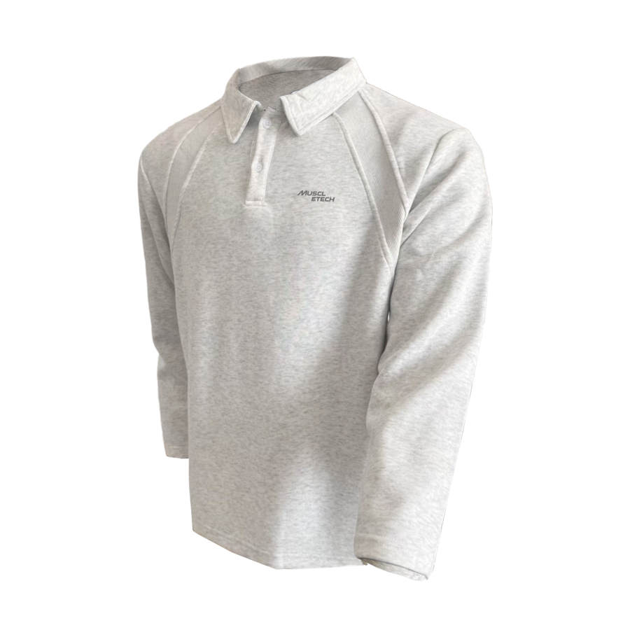 MUSCLETECH Polo Shirts Unisex Lapel Moderate Straight Fit