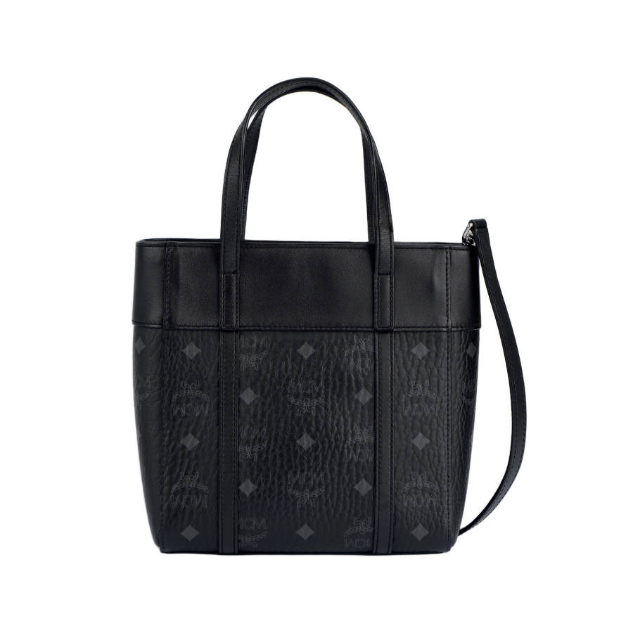 MCM Toni Leather With Calfskin Basket Bag, Tote Bag, Shopping Bag, Shoulder Bag, Crossbody Bag, Handbag Mini Women's