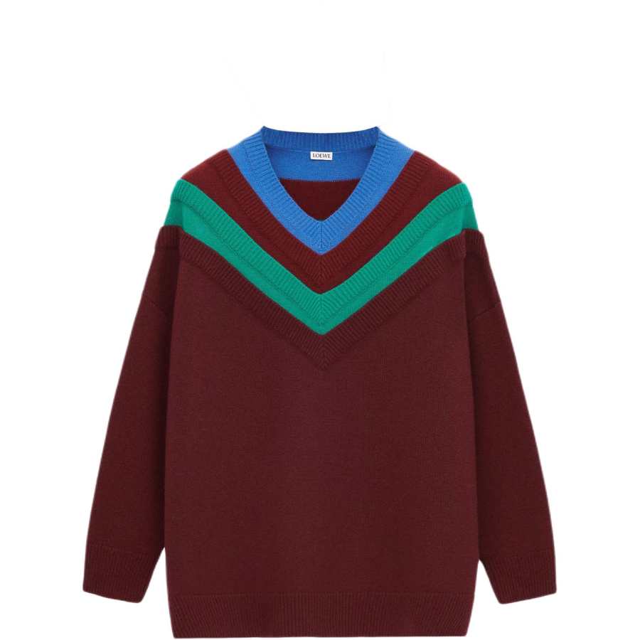LOEWE LOEWE Layered Effect V Neck Jumper