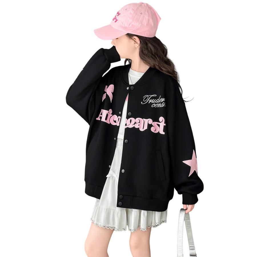 Lanza Lanza Casual Baseball Jacket Spring Fall Teenagers