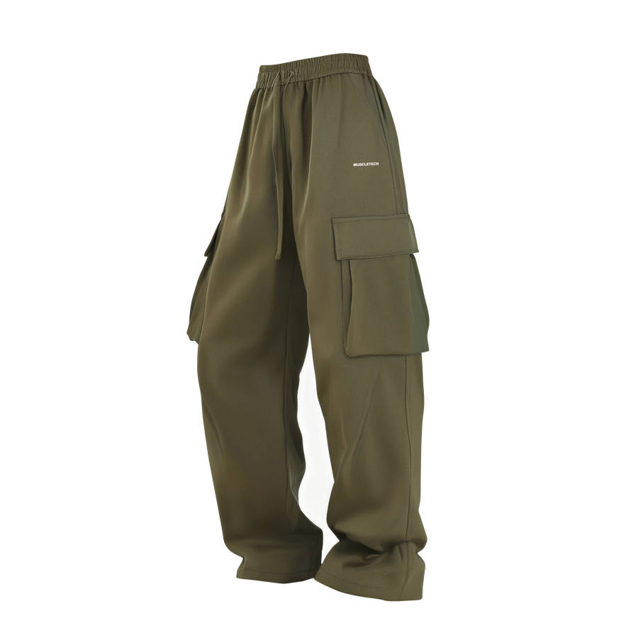MUSCLETECH Casual Pants Unisex Moderate Straight Fit Pants
