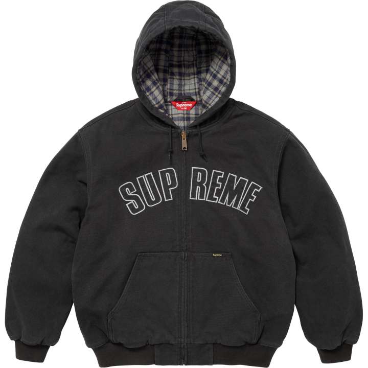Supreme Supreme FW25 WEEK1 Reflective Arc Hooded Work Jacket Unisex