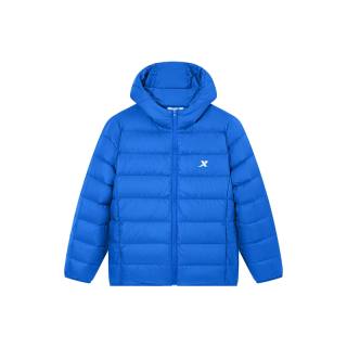XTEP Cloud Collection, Casual Fashion Versatile Fleece Lined Thermal Comfortable Rib Bone Down Jacket Teenagers 100 175