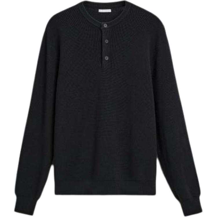 ZARA Knitwear Men's Dark Gray Crew Neck Moderate