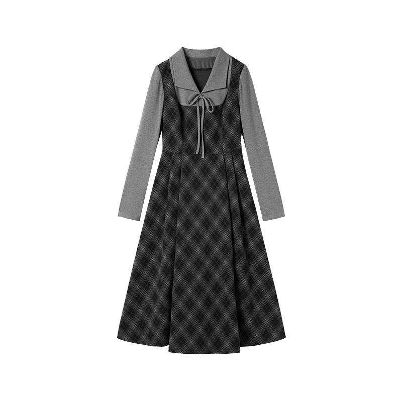 XIANGYING Long Sleeved Dress Women's