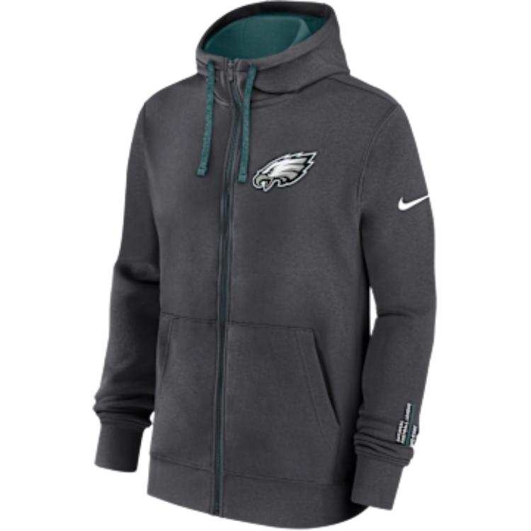 Nike Nike Philadelphia Eagles Playbook Page Club Men's Nike Nfl Full-Zip Hoodie