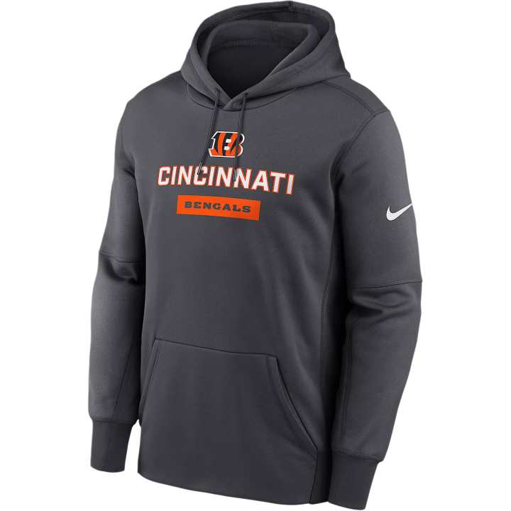 Nike Nike Cincinnati Bengals Toss Sweep Men’s Nike Therma Nfl Pullover Hoodie