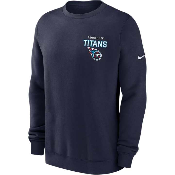 Nike Nike Tennessee Titans Draw Block Club Men's Nike Nfl Pullover Crew