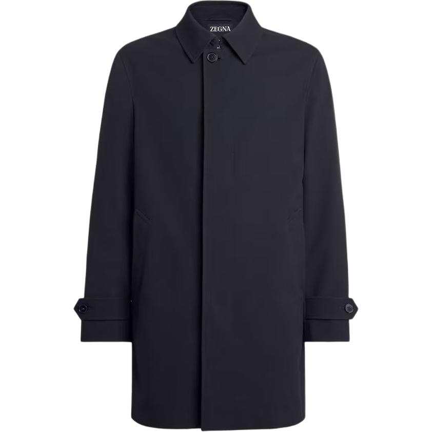 Ermenegildo Zegna Zegna Concealed Front Fastened Long Sleeved Coat