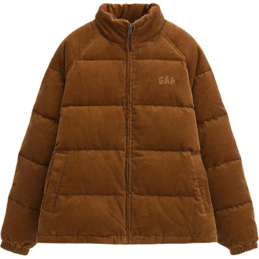 GAP GAP Down Jackets Men's Brown Stand Collar Without Hood Moderate Other
