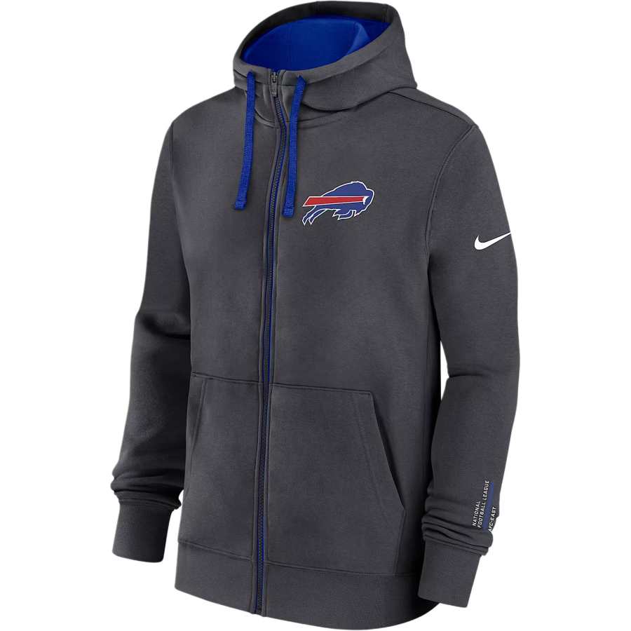 Nike Nike Buffalo Bills Playbook Page Club Men's Nike Nfl Full-Zip Hoodie