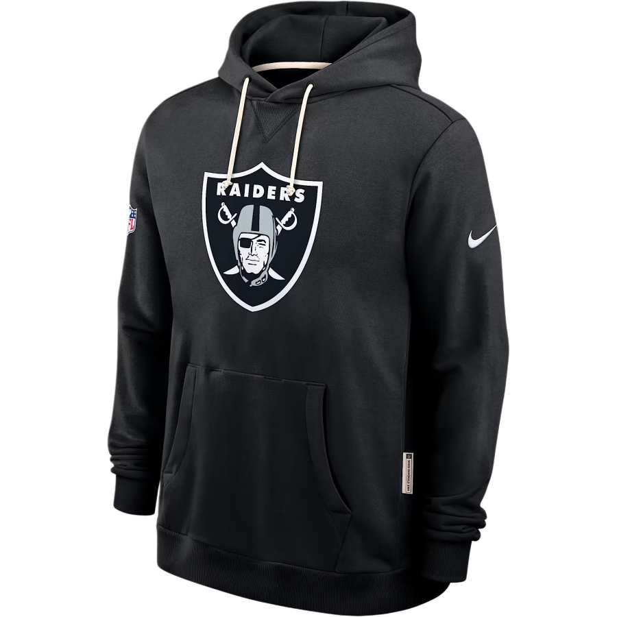 Nike Nike Las Vegas Raiders Initial Home Sideline Men's Nike Dri-FIT Nfl Pullover Hoodie