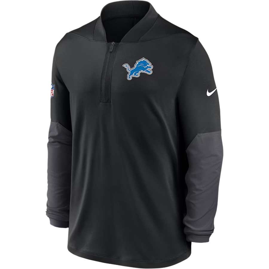 Nike Nike Detroit Lions Feel The Pressure Men's Nike Dri-FIT Nfl 1/2-Zip Top