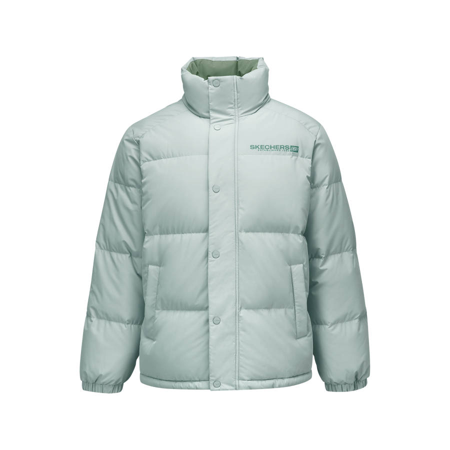 Skechers Skechers Down Jacket Unisex Phantom Light Gray