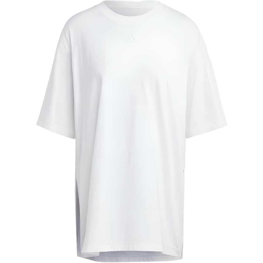 Adidas Adidas T Shirts Women's White Crew Neck Moderate Straight Fit