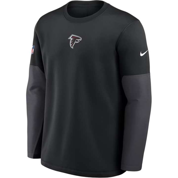 Nike Nike Atlanta Falcons Scripted To Win Sideline Coach Men's Nike Therma-FIT Nfl Long-Sleeve T-Shirt