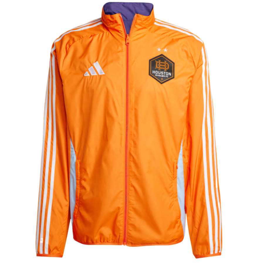 Adidas Adidas Free Shipping With AdiClub Houston Dynamo Reversible Anthem Jacket