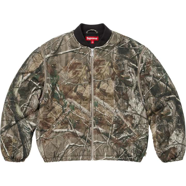 Supreme Supreme zip-up bomber jacket