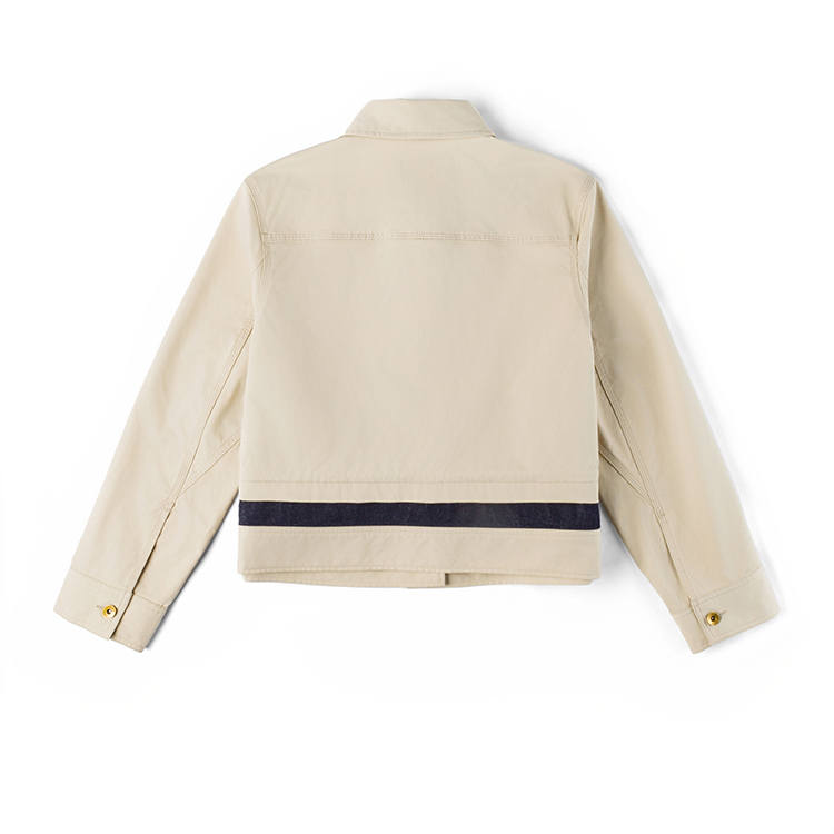 Lee Jackets Women's Khaki Lapel Moderate Workwear