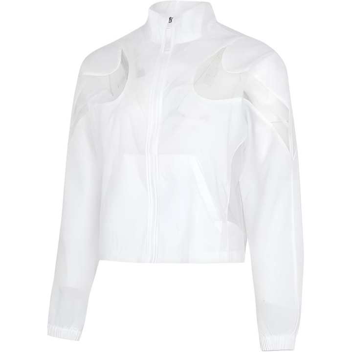 Nike Nike Women's Swoosh Zip-Up Woven Jacket White