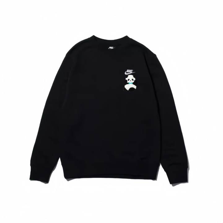 Nike Nike Dri Fit Sweatshirts Unisex Black Crew Neck Moderate