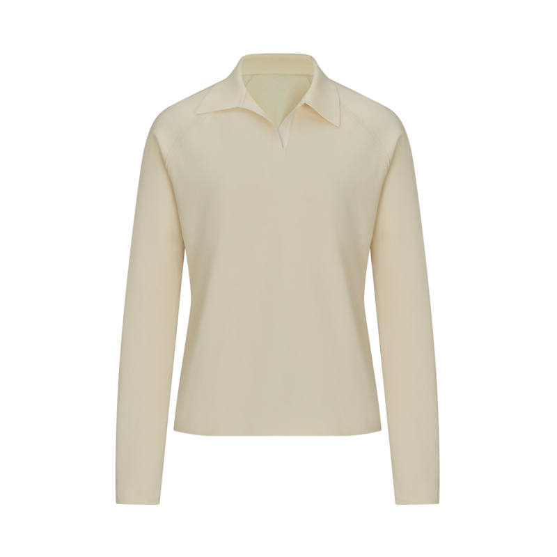 DESCENTE Urban Commute Women's Long Sleeved Polo Shirt Women's
