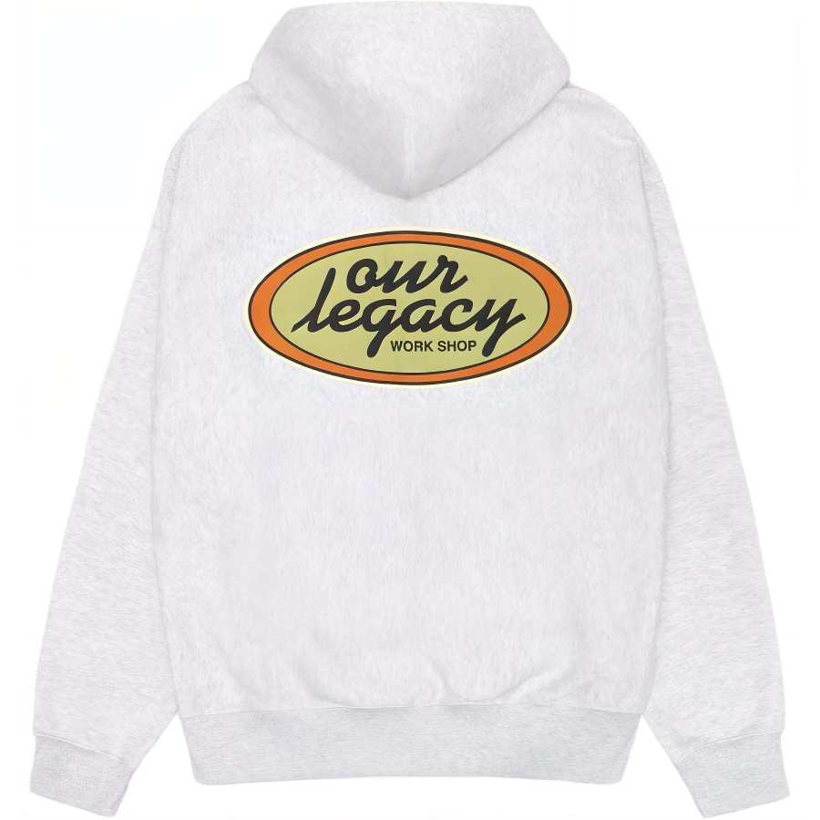 Stussy OUR LEGACY WORK SHOP OVAL ZIP HOODIE Sweatshirt Unisex