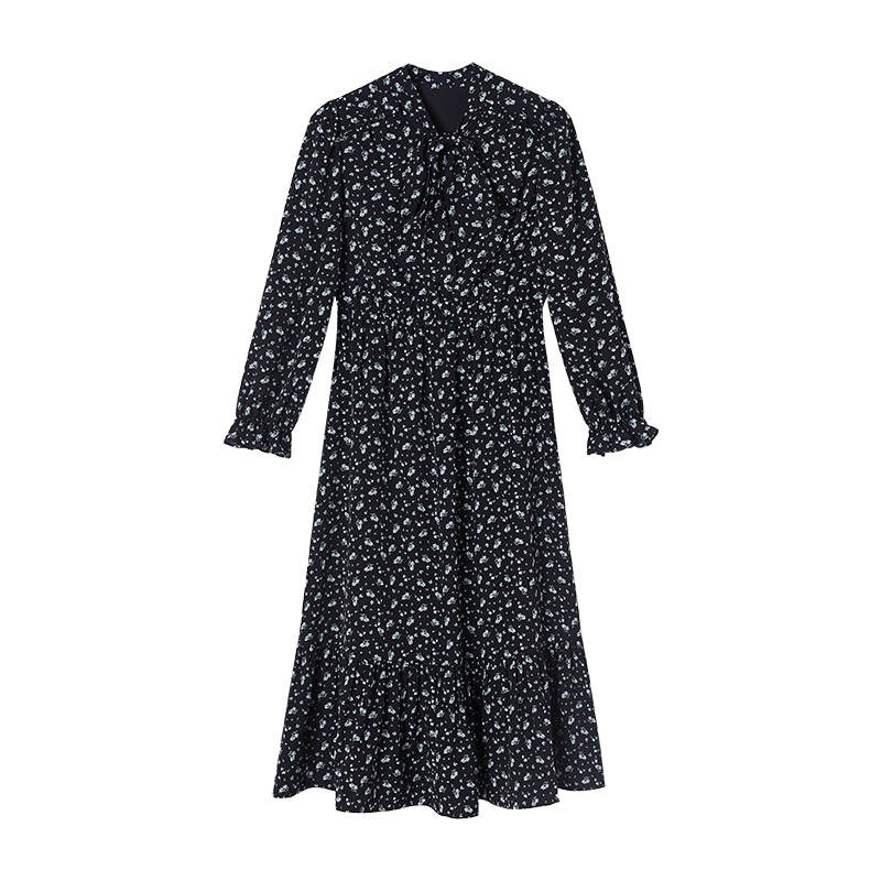 XIANGYING Long Sleeved Dress Women's