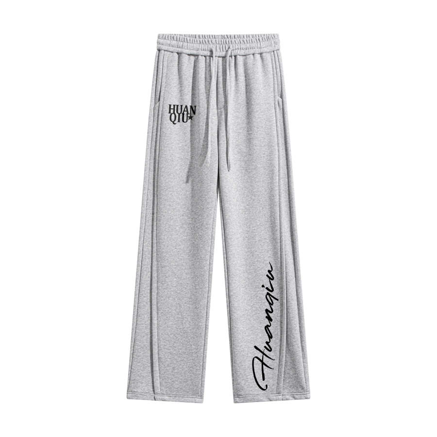 HUANQIU Knitted Sweatpants Unisex