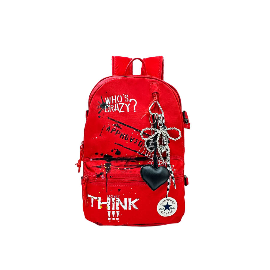 Converse Converse Polyester Backpack Regular Unisex Scarlet