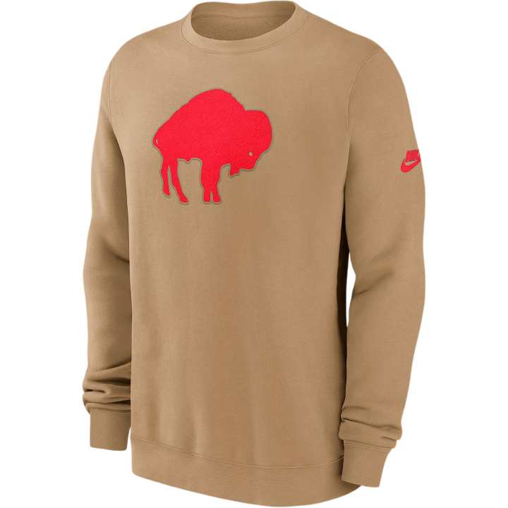 Nike Nike Buffalo Bills Swing Pass Rewind Club Men's Nike Nfl Pullover Crew
