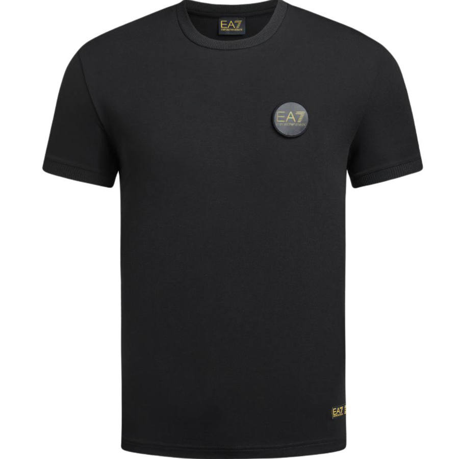 EMPORIO ARMANI Logo-Appliqué Crewneck T-Shirt