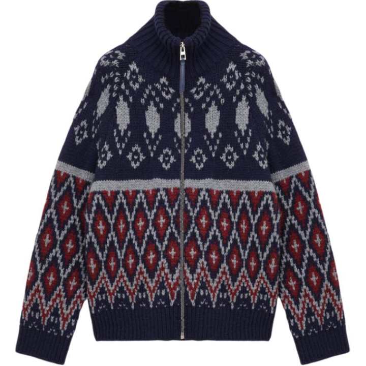 LOEWE Loewe Geometric Jacquard Cardigan