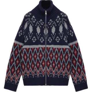Loewe Geometric Jacquard Cardigan