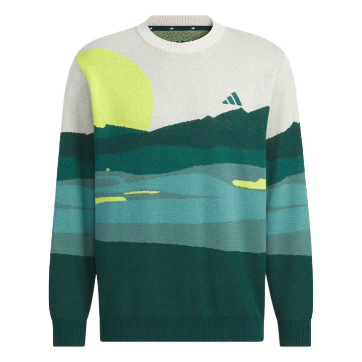 Adidas Adidas Sweaters Men's Green Crew Neck Moderate