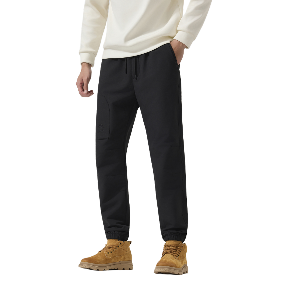 Jeep Casual Pants Unisex Thickened And Fleece Lined Cargo Pants