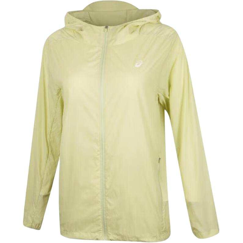 ASICS Jackets Women's Light Green Hooded Moderate Other
