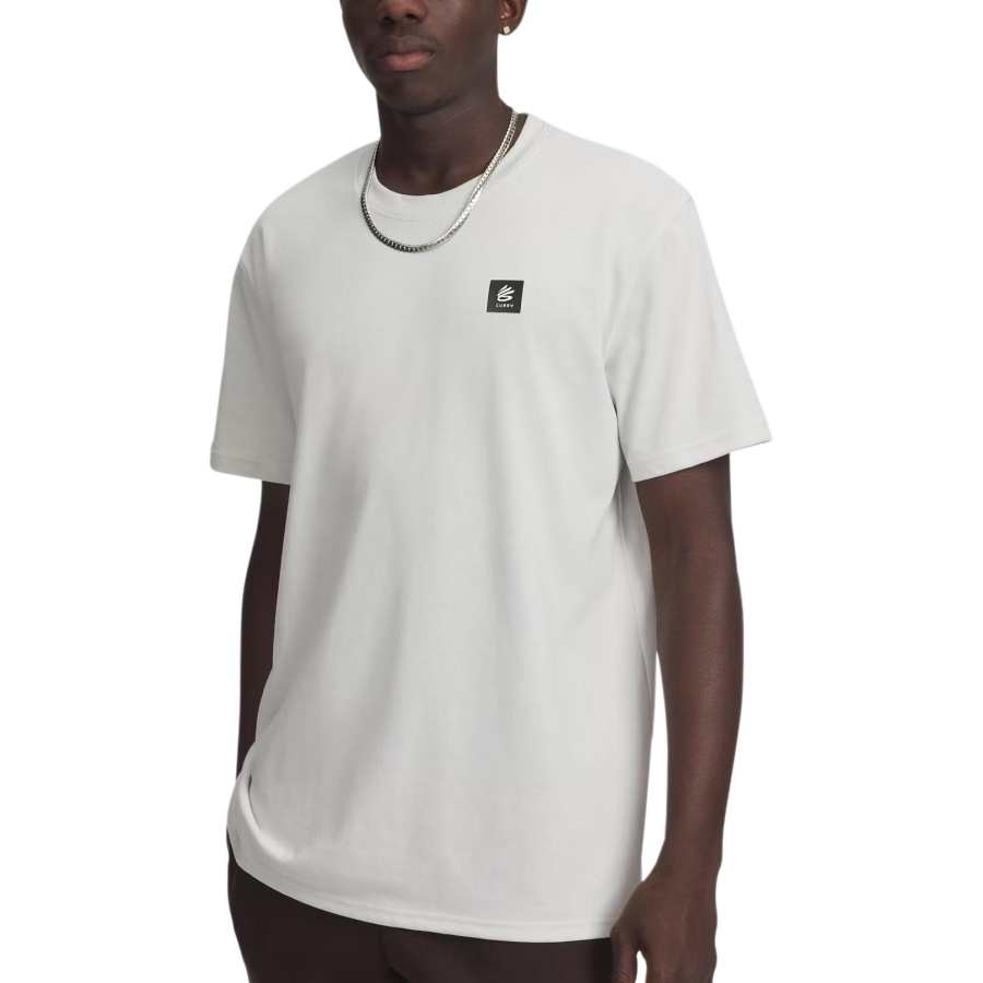 Under Armour T Shirts Men's White Crew Neck Moderate