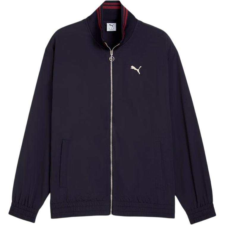 PUMA Jackets Unisex Navy Blue Stand Collar Moderate Other