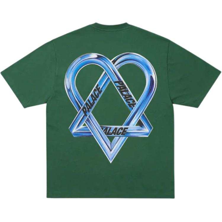 PALACE x HIM FW25 DROP4 TRI GRAM T SHIRT T Shirt Unisex Green