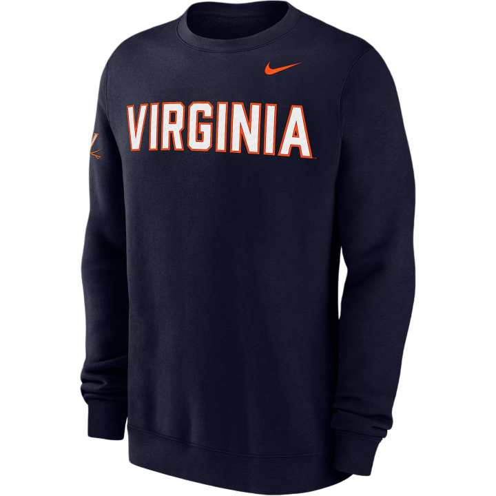 Nike Nike Virginia Club Fleece Men's Nike College Crew-Neck Sweatshirt