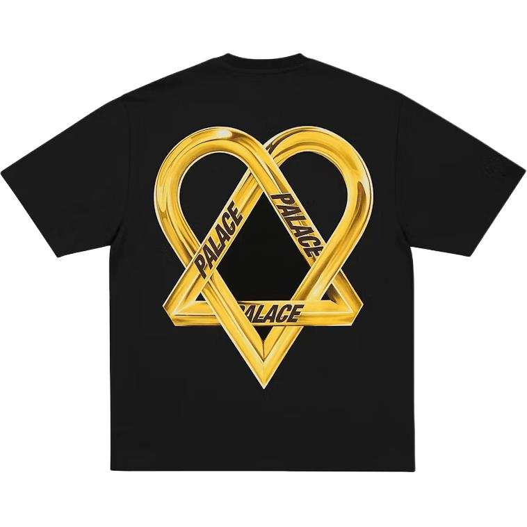 PALACE x HIM FW25 DROP4 TRI GRAM T SHIRT T Shirt Unisex Black